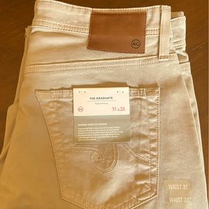 AG Adriano Goldschmidt Khaki Jeans Pants Brand New Men’s Sz 31 W.